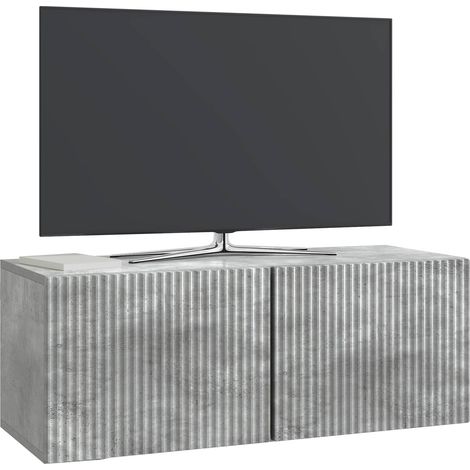 Maison Exclusive - Wandmontierter TV-Schrank Betongrau 78,5 x 31