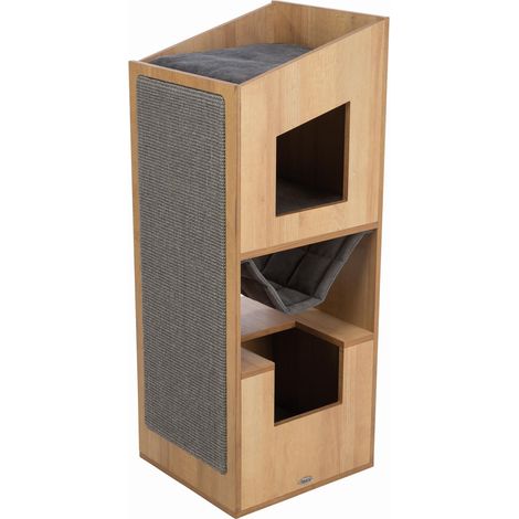 Cat Tower CityStyle 105 cm, braun/grau