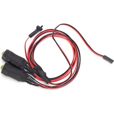 Phare LED 13mm pour Modélisme RC 1/10 - Accessoire Voiture Télécommandée DIY Violet et Jaune (1/5)