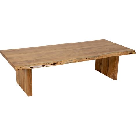 Mesa de centro de madera marrón 150x70x40h cm (1/5)