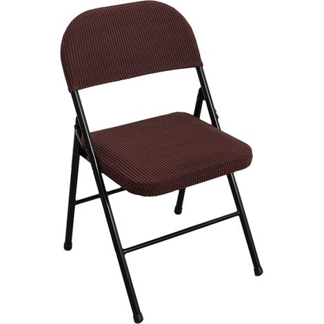 (B)4 Stück Esszimmerstuhlbezüge, austauschbarer, waschbarer Stretch-Klappstuhlschutzbezug, Sitzbezug + Rückenbezug, für Home-Office-Bankett (1/5)