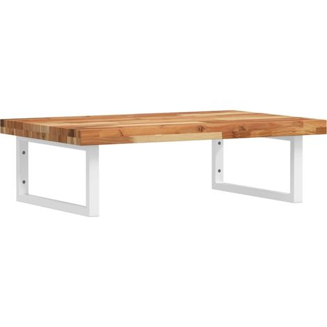 Maison Exclusive - Waschbeckenregal Wandmontage Stahl und Akazien