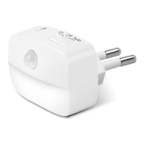 Luce notturna a LED portatile con sensore, spina europea automatica, luce calda (1/5)