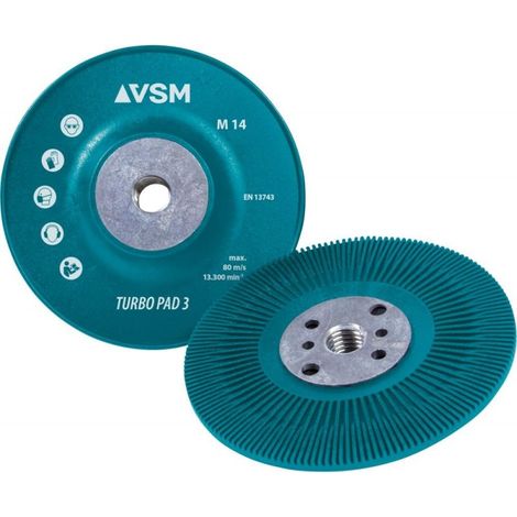 Platorello Pad 3 Turbo M14 125 Millimetri Vsm