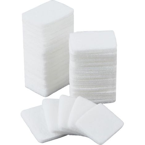 50 Tampon de Recharge D'Huile Essentielle 1.2x0.88 Pouces Tampons de Recharge Non Parfumés pour Diffuseurs Blancs Tampons D'Huile Tampons de Remplacement de Parfum Tampons de Parfum (1/5)