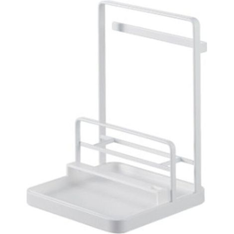 Porte-couvercles de cuisine en métal et bois noir – Support multifonction pour casseroles, pots et ustensiles – Fei Yu (1/4)