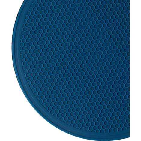 Tapis isolant thermique en silicone à motif alvéolé, dessous de plat isolant en silicone, tapis isolant thermique pour bol, grand tapis de casserole, dessous de verre, dessous de plat, bleu marine (1/5)