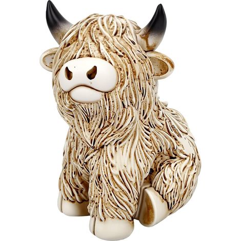 Veilleuse LED Vache Highland Charmante Lampe de Bureau pour (1/5)