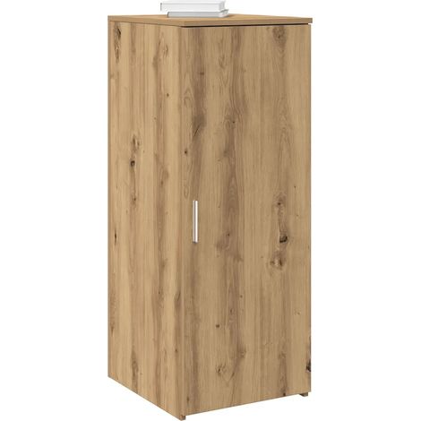 Armoire de rangement polyvalente compacte 40 x 45 x 103 cm facile à assembler en bois d'ingénierie chêne artisanal (1/5)