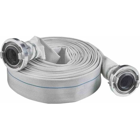 Tuyau Industriel 15m C52 avec Raccord Storz – Tuyau Robuste, Flexible et Résistant en Fil de Polyester Durable pour Applications Agricoles, Construction et Industrie (1/2)