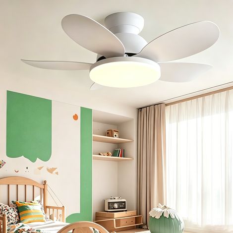 Ventilador de techo de 92 cm con lámpara y mando a distancia, 6 velocidades, temporizador e intensidad regulable con 3 temperaturas de color (1/5)