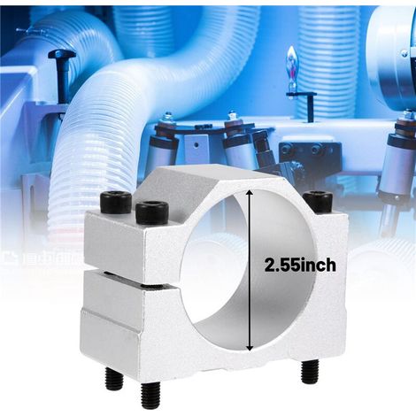 1 pièce moteur broche CNC avec 4 vis, support de pince 65mm (1/5)