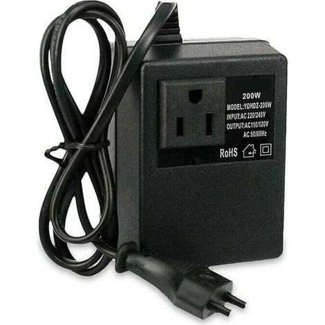 convertisseur de tension transformateur abaisseur 220v à 110v ac transformateur de tension de voyage abaisseur (1/4)