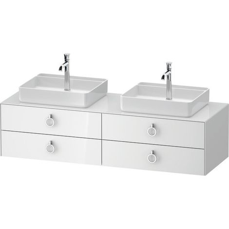 DURAVIT WT4996B85850000 Console WTU suspendue White Tulip 550x1
