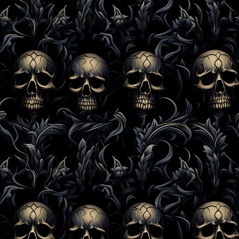 Tela Oxford decorativa para exteriores - Motivo de calavera I DX5028 (1/5)
