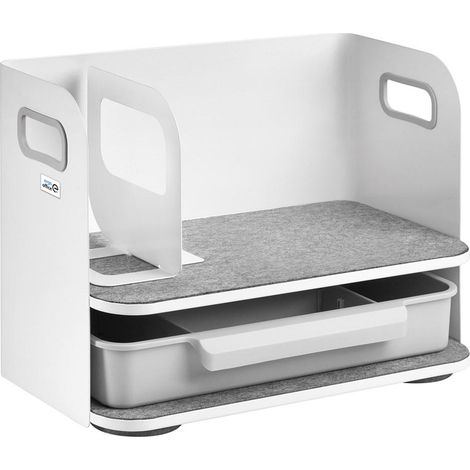 Mac-lean Ergo Office ER-440 organizador de escritorio blanco moderno