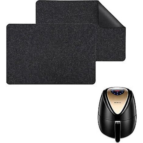 Tapis antidérapant et résistant à la chaleur comme protection de plan de travail pour friteuses à air chaud et appareils de cuisine (1/5)