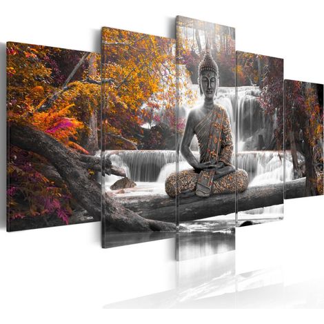 Tableau Imprimé "Autumn Buddha" 100 x 200 cm (1/2)