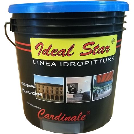 idropittura superlavabile ideal star 14 lt