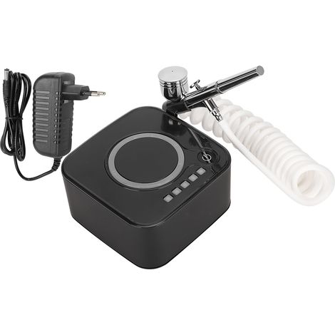 Pistolet Airbrush Multifonction pour Hydratation et Oxygénation de la Peau (110-240V, Prise UE Noir) (1/5)