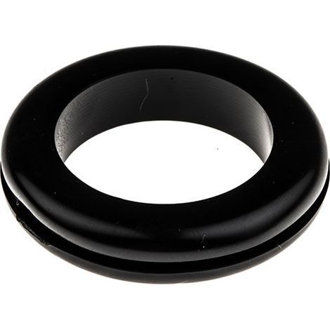Passe-câble RS PRO en PVC, Ø câble max. 25mm, panneau 1.5mm max, Ø découpe 32mm ( Prix pour Sachet de 100 )