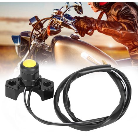 Motorstart-/Stoppknopf am Motorradlenker, Not-Aus-Schalter für Pitbikes, Dirtbikes, Quads und ATVs, Modell A. (1/5)