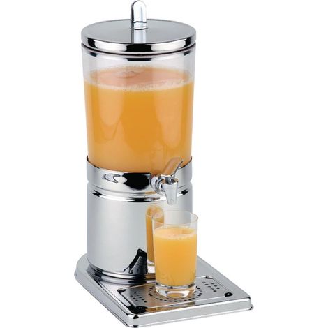 Distributeur de jus de fruit inox simple - 320 x 210 x 430 mm - APS