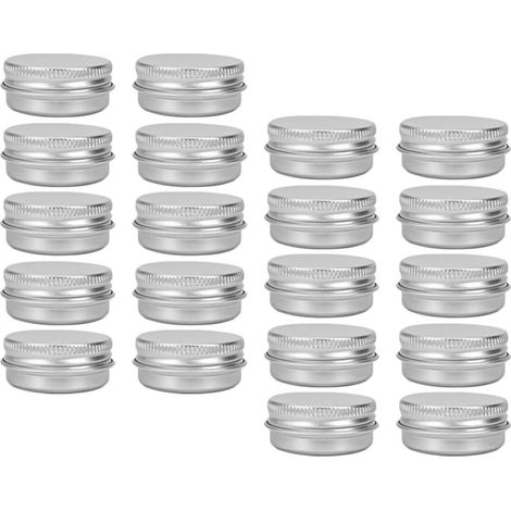 30 Pieces Lightweight and Portable 15g Aluminum Cosmetic Pots with Screw-on Lids, for Makeup Storage and Carrying in a Handheld Package (1/5)