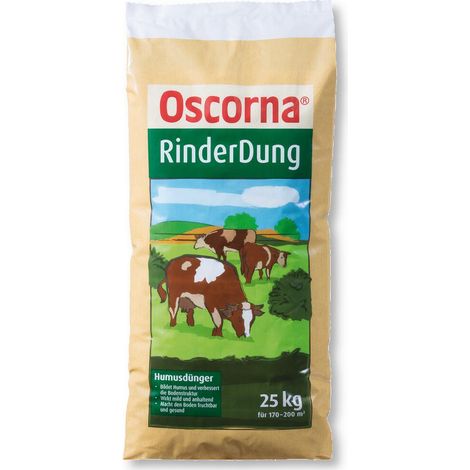 Oscorna fumier de bovins 25 kg engrais granulé