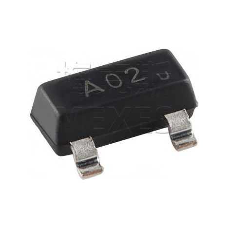 UMW SI2302A SOT-23 20V 3.6AN Einkanal-MOSFET-Bauteile (5 Stück)
