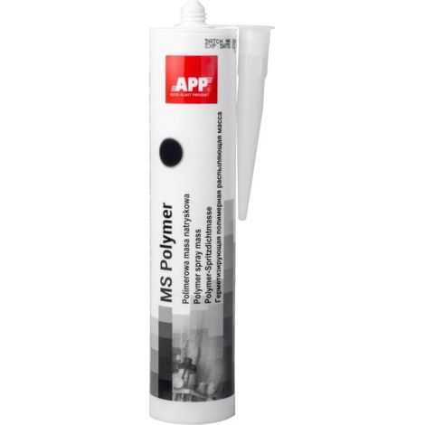Joint de scellement polymère - Réparation - Verre, acier, alu, carrosserie - APP - MS Polymer - 290ml