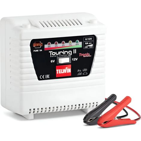Caricabatterie Telwin Touring 11 Auto Moto 6/12V Portatile 60W TRONIC