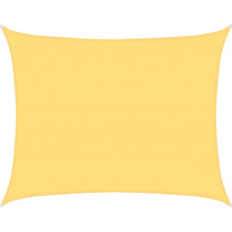 vidaXL Sunshade Sail 160 g/m² Beige 6x8 m HDPE
