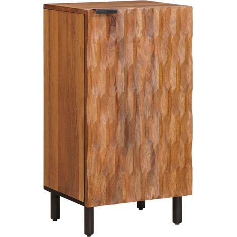 Aparador con puerta Acabado de Acacia Marrón 40 x 33 x 75 cm vidaXL (1/5)