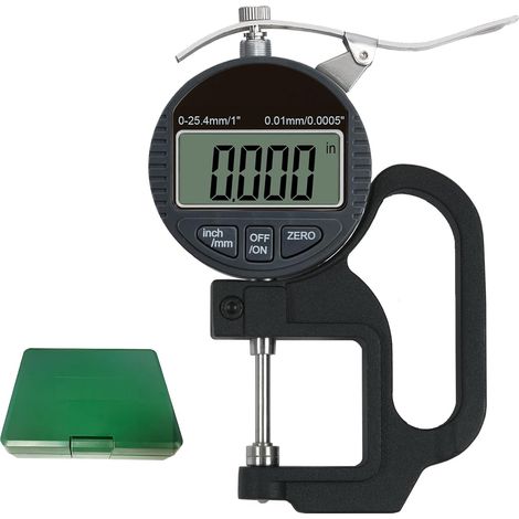 Micromètre électronique numérique d'épaisseur, précision 0,001 mm (1/5)