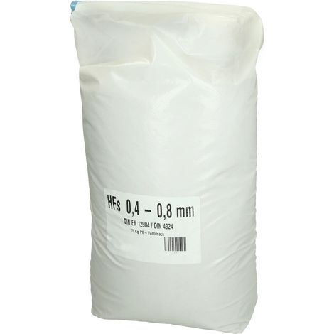 Sable de filtration quartzeux  0,4 - 0,8 mm