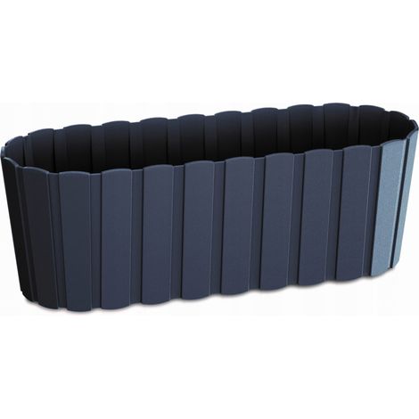 Properplast Fioriera da balcone Boardee basic 4,9l., dimensioni (mm) 383x144x130, colore antracite (1/3)