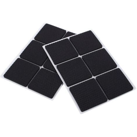 Rubber Pads for Floor Protection, Black Tile, Furniture for Home (1/4)