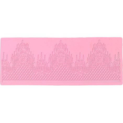 1 Tapis Dentelle Silicone, Résistant 260°C, Anti-adhésif pour Gâteau, Fondant et Décoration Pâtisserie (1/5)