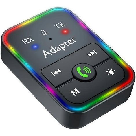 Le Q9 est un lecteur MP3 émetteur/récepteur sans fil Bluetooth 5.3 2 en 1 qui prend en charge la lecture de cartes TF. (1/4)