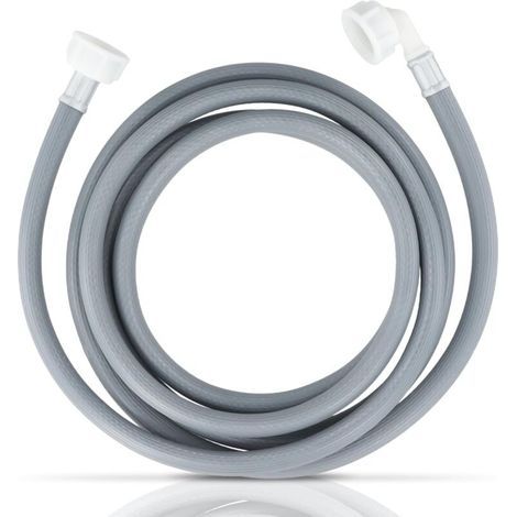 Tuyau Arrivee Deau d'Eau Froide, Tuyau Machine à Laver Anti-Explosion, Tuyau d'Arrivée d'Eau, Tuyau Lave Linge, Flexible d'Alimentation pour Lave-Linge et Lave-Vaisselle de 300cm, Gris (1/5)