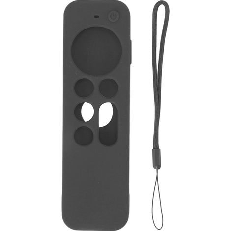 Étui De Protection En Silicone Pour Télécommande Apple TV 4K 6ème Génération 2021 - Antichoc Et Antidérapant - Gris - 1 Pièce (1/5)