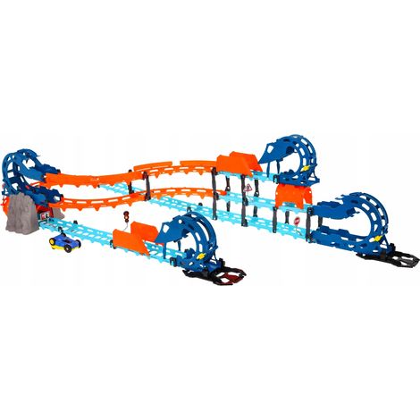 Circuit de course interactif de 80 pièces avec tunnel et voiture double face 3+ (1/5)