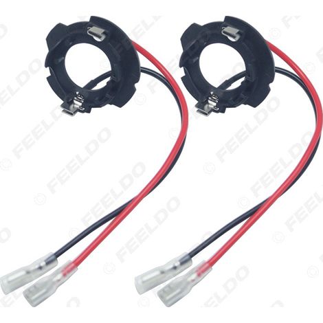 Support de lampe LED H7 compatible avec Volkswagen Golf 5/MK5/Jetta/Old Sagitar, clip de renfort pour support de lampe