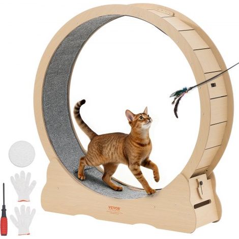 Roue pour Chat 120 cm Roue d'Exercice pour Chat 8 - 6-12 (1/5)