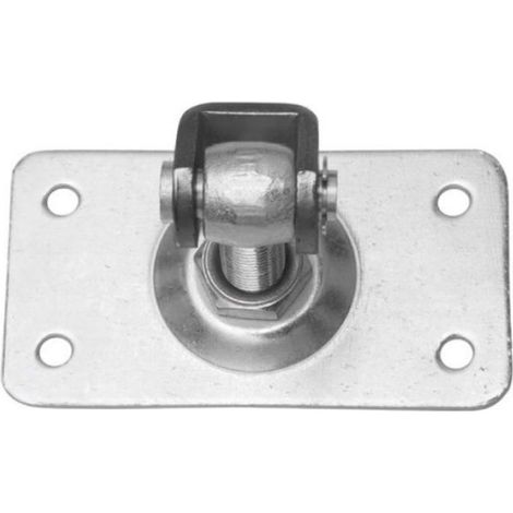 Charnière Réglable - Plaque 16 mm - 85 x 55 x 3 mm - Pour Poteaux Acier et Maçonnerie - Vis 4 cm - Unité (1/2)