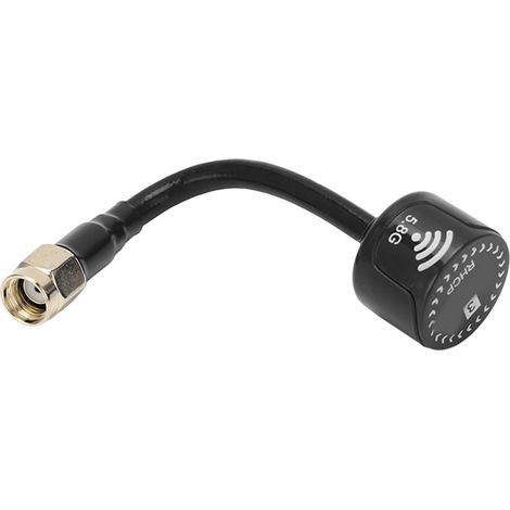 5,8-GHz-FPV-Antenne, 85 mm, 2,5 dBi für RC-Renndrohnen und Quadcopter, Schwarz (1/5)