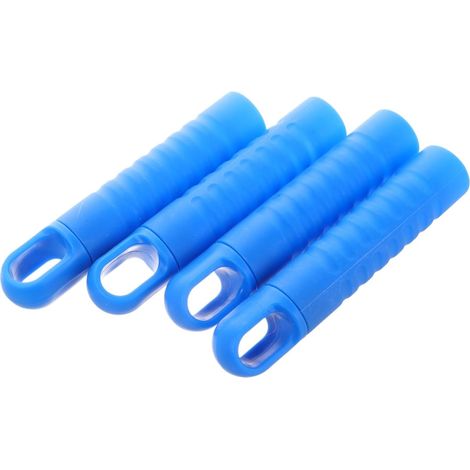PP 4 pièces Besenstiel Ersatzgriff aus mit Aufhängeloch Ergonomische Endkappen für Mopps and (1/5)