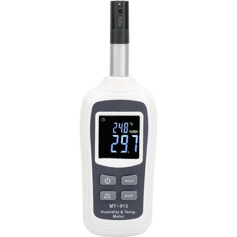 MT-913 Mini-Thermometer-Hygrometer mit LCD-Digitalanzeige zur Messung von Temperatur und Luftfeuchtigkeit