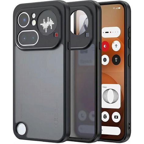 Custodia Nothing Phone (4a) Pro, Fusion Hybrid, Nero Opaco (1/5)